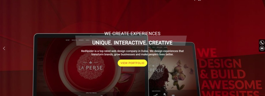 RedSpider Web and Art Design Cover Image