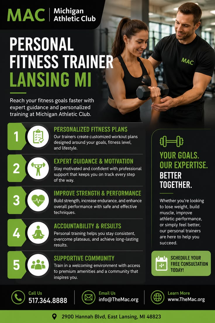 Personal Fitness Trainer Lansing MI