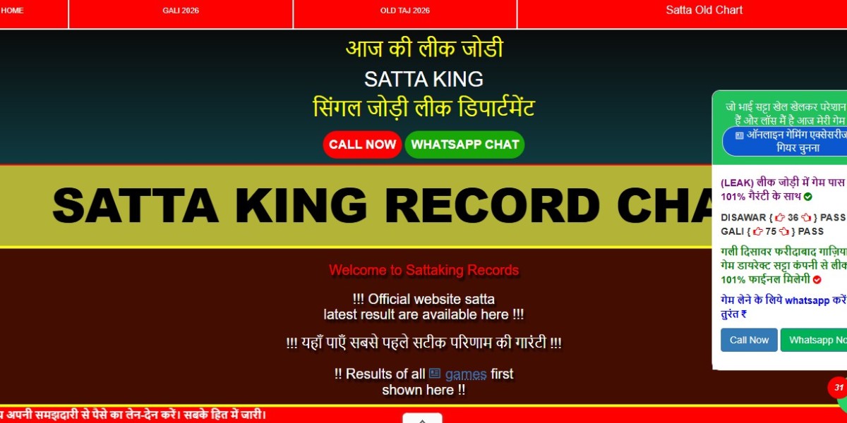 Satta King Record – Discover Organized Daily and Historical Charts