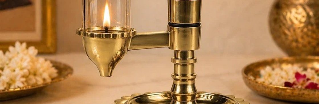 brass akhand diya Cover Image